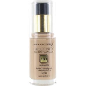 Max Factor Facefinity All Day Flawless 3 in 1 Foundation SPF30 30ml - #045 Warm Max Factor Facefinity All Day Flawless 3 in 1 Foundation SPF30 30ml - #045 Warm