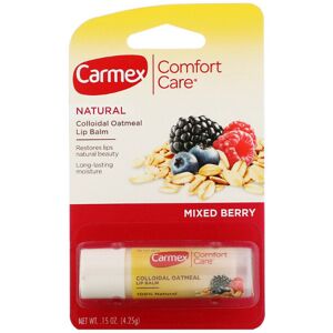 Carmex, Comfort Care, Colloidal Oatmeal Lip Balm, Mixed Berry, .4.25g Carmex, Comfort Care, Colloidal Oatmeal Lip Balm, Mixed Berry, .4.25g