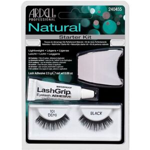 Ardell Natural Lash Starter Kit - 101 Demi Black - Waterproof Adhesive Included Ardell Natural Lash Starter Kit - 101 Demi Black - Waterproof Adhesive Included