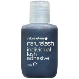 Salon System Black Finish Individual Lash Adhesive 15ml - Professional Use, 7-10 Salon System Black Finish Individual Lash Adhesive 15ml - Professional Use, 7-10