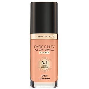 Max Factor Facefinity 3-in-1 All Day Flawless Liquid Foundation, SPF 20 - 77 Sof Max Factor Facefinity 3-in-1 All Day Flawless Liquid Foundation, SPF 20 - 77 Sof