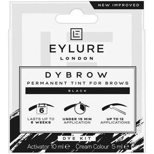 (Black) Eylure DYBROW Eyebrow Dye Kit Permanent Tint for Brows (Black) Eylure DYBROW Eyebrow Dye Kit Permanent Tint for Brows