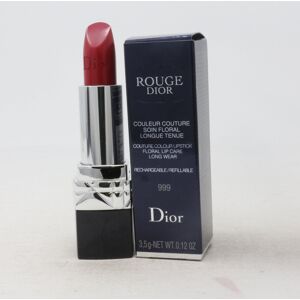 Christian Dior (999 Satin (Refillable)) Dior Rouge Dior Lipstick 0.12oz/3.5g New With Box Christian Dior (999 Satin (Refillable)) Dior Rouge Dior Lipstick 0.12oz/3.5g New With Box