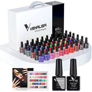 LotusWorld VENALISA 60 Colours Nail Polish Set With Top & Base Coat LotusWorld VENALISA 60 Colours Nail Polish Set With Top & Base Coat