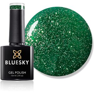 Bluesky Gel Nail Polish, Elf 63902, Dark Green Glitter, Pine, Long Lasting, Chip Bluesky Gel Nail Polish, Elf 63902, Dark Green Glitter, Pine, Long Lasting, Chip