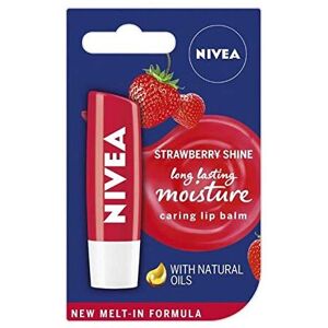 Nivea Fruity Shine Lip Balm in Strawberry 4.8g Nivea Fruity Shine Lip Balm in Strawberry 4.8g