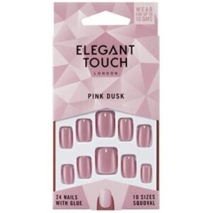 Elegant Touch Colour False Nails - Pink Dusk (Squoval) Elegant Touch Colour False Nails - Pink Dusk (Squoval)
