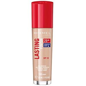 Rimmel London Lasting Finish 25 Hour Foundation, 100 Ivory, 30ml Rimmel London Lasting Finish 25 Hour Foundation, 100 Ivory, 30ml