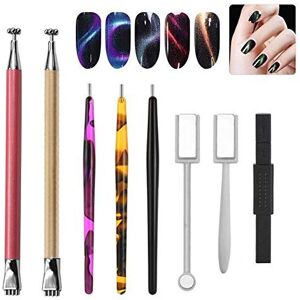 Geluode - Nail Magnet Tool Set - 8Pcs - Magnet - Nail Tool Set Geluode - Nail Magnet Tool Set - 8Pcs - Magnet - Nail Tool Set