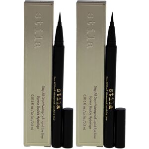 Stila Stay All Day Waterproof Liquid Eye Liner - Intense Black - Pack of 2 for W Stila Stay All Day Waterproof Liquid Eye Liner - Intense Black - Pack of 2 for W