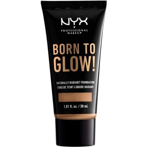 NYX PROFESSIONAL MAKEUP Born To glow Naturally Radiant Foundation, Medium covera NYX PROFESSIONAL MAKEUP Born To glow Naturally Radiant Foundation, Medium covera