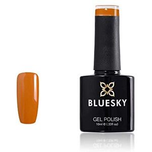 Bluesky Gel Nail Polish, Orange Sorbet, A108, Long Lasting, Chip Resistant, 10 ml (Requi Bluesky Gel Nail Polish, Orange Sorbet, A108, Long Lasting, Chip Resistant, 10 ml (Requi