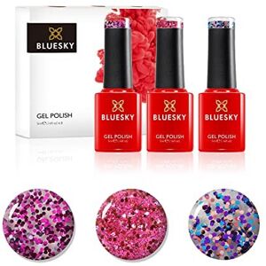Bluesky Gel Nail Polish Set, Glitters, Cuba SUM1918, Rio de Janeiro SUM1917, Ibiza SUM19 Bluesky Gel Nail Polish Set, Glitters, Cuba SUM1918, Rio de Janeiro SUM1917, Ibiza SUM19