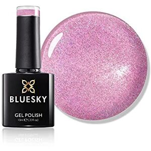 Bluesky Gel Nail Polish, Tale As Old As Time Ch08, Pink Glitter, Long Lasting, Chip Resi Bluesky Gel Nail Polish, Tale As Old As Time Ch08, Pink Glitter, Long Lasting, Chip Resi
