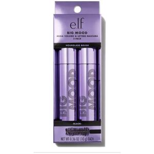 E.L.F. Big Mood Mascara 2 Pack Bundle - Black 0.30 fl oz, 9 ml ELF E.L.F. Big Mood Mascara 2 Pack Bundle - Black 0.30 fl oz, 9 ml ELF