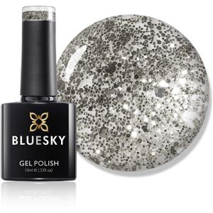 Bluesky Gel Nail Polish, Aurora BSH014, Silver Glitter, UV/LED Soak-Off Gel Polish, Long Bluesky Gel Nail Polish, Aurora BSH014, Silver Glitter, UV/LED Soak-Off Gel Polish, Long