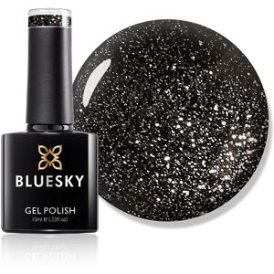 Bluesky Gel Nail Polish, Abyss VIP03, Black Glitter, Long Lasting, Chip Resistant, 10 ml Bluesky Gel Nail Polish, Abyss VIP03, Black Glitter, Long Lasting, Chip Resistant, 10 ml