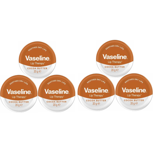 6 x 20g Vaseline Lip Balm Therapy Cocoa Butter Petroleum Jelly Tin Pot Dry Skin 6 x 20g Vaseline Lip Balm Therapy Cocoa Butter Petroleum Jelly Tin Pot Dry Skin