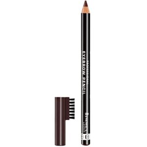 Rimmel London Professional Eyebrow Pencil, Dark Brown, 1.4g with Built-in Brush Rimmel London Professional Eyebrow Pencil, Dark Brown, 1.4g with Built-in Brush