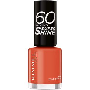 Rimmel 60 Seconds Super-Shine Nail Polish, 410 Wild Spice, 8 ml Rimmel 60 Seconds Super-Shine Nail Polish, 410 Wild Spice, 8 ml