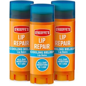 O'Keeffe's Lip Repair Cooling Relief Lip Balm 4.2g (Pack of 3) O'Keeffe's Lip Repair Cooling Relief Lip Balm 4.2g (Pack of 3)