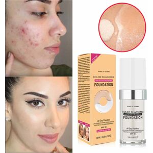 Unbranded 30ml Colour Changing Mature Skin Foundation Color Changing Hydrating Waterproof Unbranded 30ml Colour Changing Mature Skin Foundation Color Changing Hydrating Waterproof