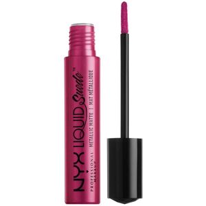 NYX PROFESSIONAL MAKEUP Liquid Suede Metallic Matte Lipstick - Buzzkill (Magenta NYX PROFESSIONAL MAKEUP Liquid Suede Metallic Matte Lipstick - Buzzkill (Magenta