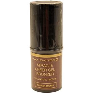Max Factor Miracle Sheer Gel Bronzer Stick 8g - 06 Deep Bronze, Buildable Sheer Max Factor Miracle Sheer Gel Bronzer Stick 8g - 06 Deep Bronze, Buildable Sheer