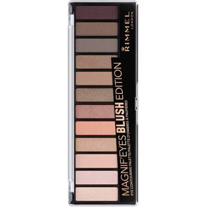 Rimmel London Magnif'eyes 12 Pan Eyeshadow Palette, Highly Pigmented Colours and Long-l Rimmel London Magnif'eyes 12 Pan Eyeshadow Palette, Highly Pigmented Colours and Long-l