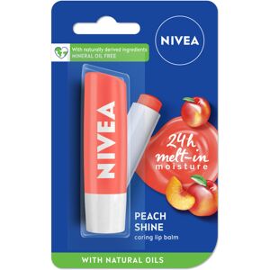 Nivea Lip Balm Fruity Shine PEACH Pack of 1 Nivea Lip Balm Fruity Shine PEACH Pack of 1