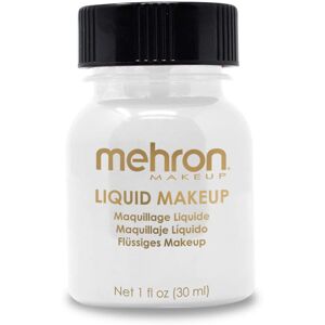 Mehron White Liquid Face and Body Paint (1 oz) Highly Pigmented Water-Based S Mehron White Liquid Face and Body Paint (1 oz) Highly Pigmented Water-Based S