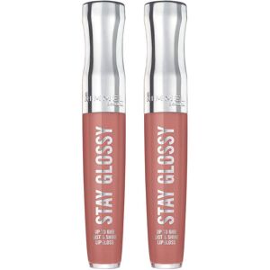 Rimmel Stay Glossy 6HR Lip Gloss Bare Minimum 0.18 Fl Oz (Pack of 2) Rimmel Stay Glossy 6HR Lip Gloss Bare Minimum 0.18 Fl Oz (Pack of 2)
