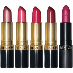REVLON Lipstick Set Super Lustrous 5 Piece Gift Set Multi-Finish Cream Pearl REVLON Lipstick Set Super Lustrous 5 Piece Gift Set Multi-Finish Cream Pearl