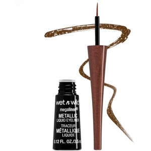 Wet n Wild, MegaLiner Metallic Liquid Eyeliner, Metallic Brown, 3.5ml Wet n Wild, MegaLiner Metallic Liquid Eyeliner, Metallic Brown, 3.5ml
