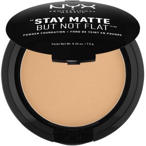 NYX PROFESSIONAL MAKEUP Stay Matte But Not Flat Powder Foundation Soft Beige NYX PROFESSIONAL MAKEUP Stay Matte But Not Flat Powder Foundation Soft Beige