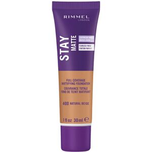 Rimmel London Stay Matte Liquid Mousse - 400 Natural Beige - Foundation Lightwe Rimmel London Stay Matte Liquid Mousse - 400 Natural Beige - Foundation Lightwe