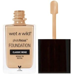 wet n wild Photo Focus Matte Liquid Foundation Classic Beige Vegan & Cruelty-Fr wet n wild Photo Focus Matte Liquid Foundation Classic Beige Vegan & Cruelty-Fr