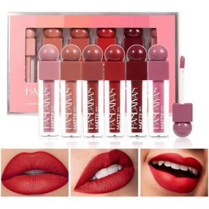 Unbranded 6 Colors Nude Matte Lipstick, Nudes Velvety Lip Gloss Makeup Set, 24 Hour Long Unbranded 6 Colors Nude Matte Lipstick, Nudes Velvety Lip Gloss Makeup Set, 24 Hour Long