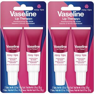 Vaseline Lip Therapy Rosy Lips Moisturizing Lip Balm Twin Pack 2Pack Vaseline Lip Therapy Rosy Lips Moisturizing Lip Balm Twin Pack 2Pack