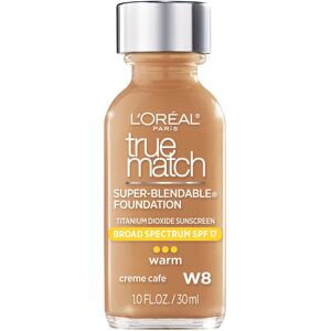 L’Oréal Paris L'Oreal Paris Makeup True Match Super-Blendable Liquid Foundation Crme Caf? W8 L’Oréal Paris L'Oreal Paris Makeup True Match Super-Blendable Liquid Foundation Crme Caf? W8