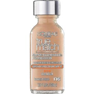 L’Oréal Paris L'Oreal Paris Makeup True Match Super-Blendable Liquid Foundation Honey Beige N L’Oréal Paris L'Oreal Paris Makeup True Match Super-Blendable Liquid Foundation Honey Beige N
