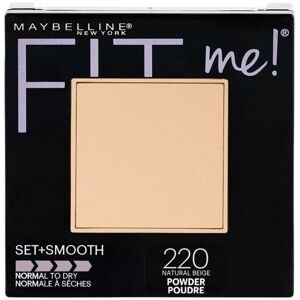 Maybelline New York Fit Me Set + Smooth Powder Makeup Natural Beige 0.3 oz. Maybelline New York Fit Me Set + Smooth Powder Makeup Natural Beige 0.3 oz.