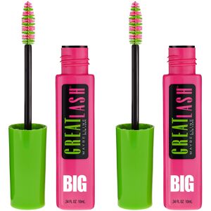 Maybelline Great Lash BIG Washable Mascara Volumizing Thickening Lengthening Maybelline Great Lash BIG Washable Mascara Volumizing Thickening Lengthening