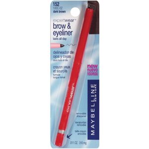 Maybelline Expert Wear Brow & Eyeliner Pencil Dark Brown 0.01 oz. Maybelline Expert Wear Brow & Eyeliner Pencil Dark Brown 0.01 oz.