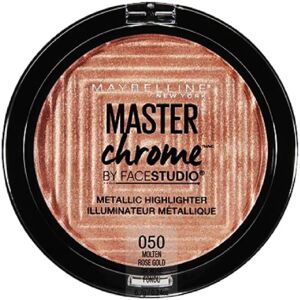 Maybelline New York Facestudio Master Chrome Metallic Highlighter Makeup Molten Maybelline New York Facestudio Master Chrome Metallic Highlighter Makeup Molten