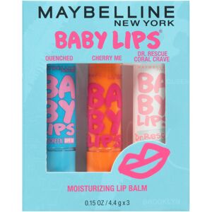 Maybelline New York Baby Lips Moisturizing Lip Balm 3-pack Lip Care Essentials Maybelline New York Baby Lips Moisturizing Lip Balm 3-pack Lip Care Essentials