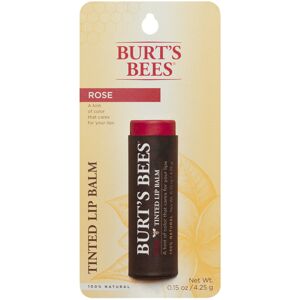 Burts Bees 100% Natural Tinted Lip Balm Rose with Shea Butter & Botanical Waxe Burts Bees 100% Natural Tinted Lip Balm Rose with Shea Butter & Botanical Waxe