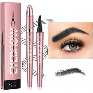 Unbranded (Black B) Portable 4 Tip Liquid Eyebrow Pencil Smudge-Resistant Eyebrow Liner fo Unbranded (Black B) Portable 4 Tip Liquid Eyebrow Pencil Smudge-Resistant Eyebrow Liner fo