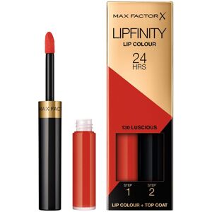 Max Factor Lipfinity 2 - step Long Lasting Lipstick - 130 Luscious, 2.3 ml + 1.9 g Max Factor Lipfinity 2 - step Long Lasting Lipstick - 130 Luscious, 2.3 ml + 1.9 g