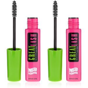 Maybelline Great Lash Waterproof Mascara Volumizing Lengthening and Lash-Doubl Maybelline Great Lash Waterproof Mascara Volumizing Lengthening and Lash-Doubl